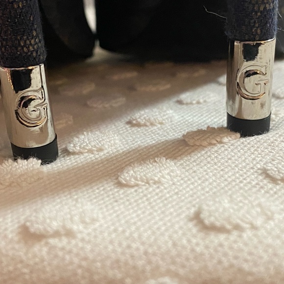 GUESS Blue Leopard Print Stilettos - Picture 6 of 16